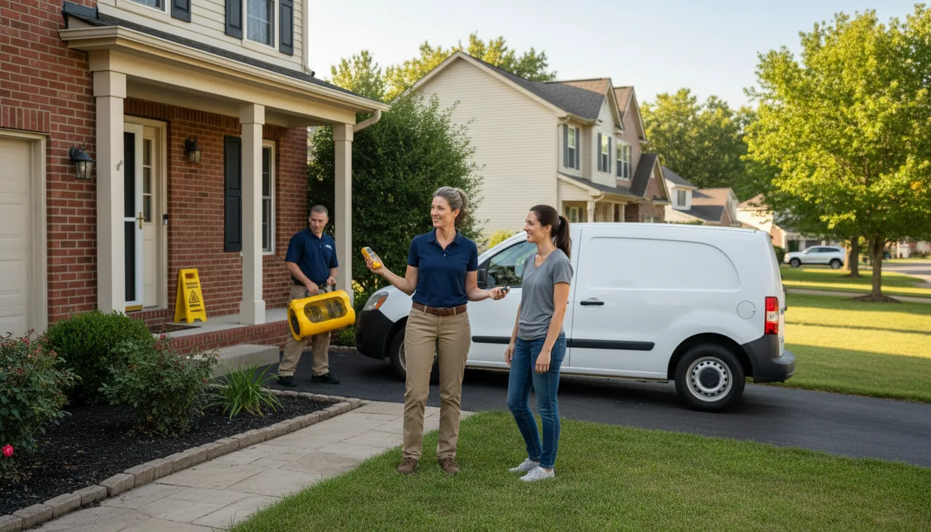 Water restoration image for Fire And Smoke Damage Restoration in Green City, MO